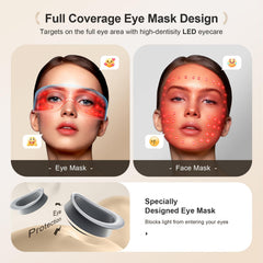 Pedete 3D-fit eye mask contours to eye area for even coverage and brighter look