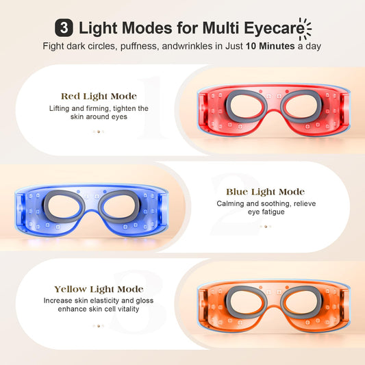Pedete IR red-light mode eye mask targets tired eyes for refreshed appearance