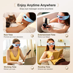 Pedete lightweight eye mask weighs about five ounces for easy wear during the day