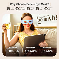Pedete soft silicone eye mask is skin-friendly and comfortable for daily use