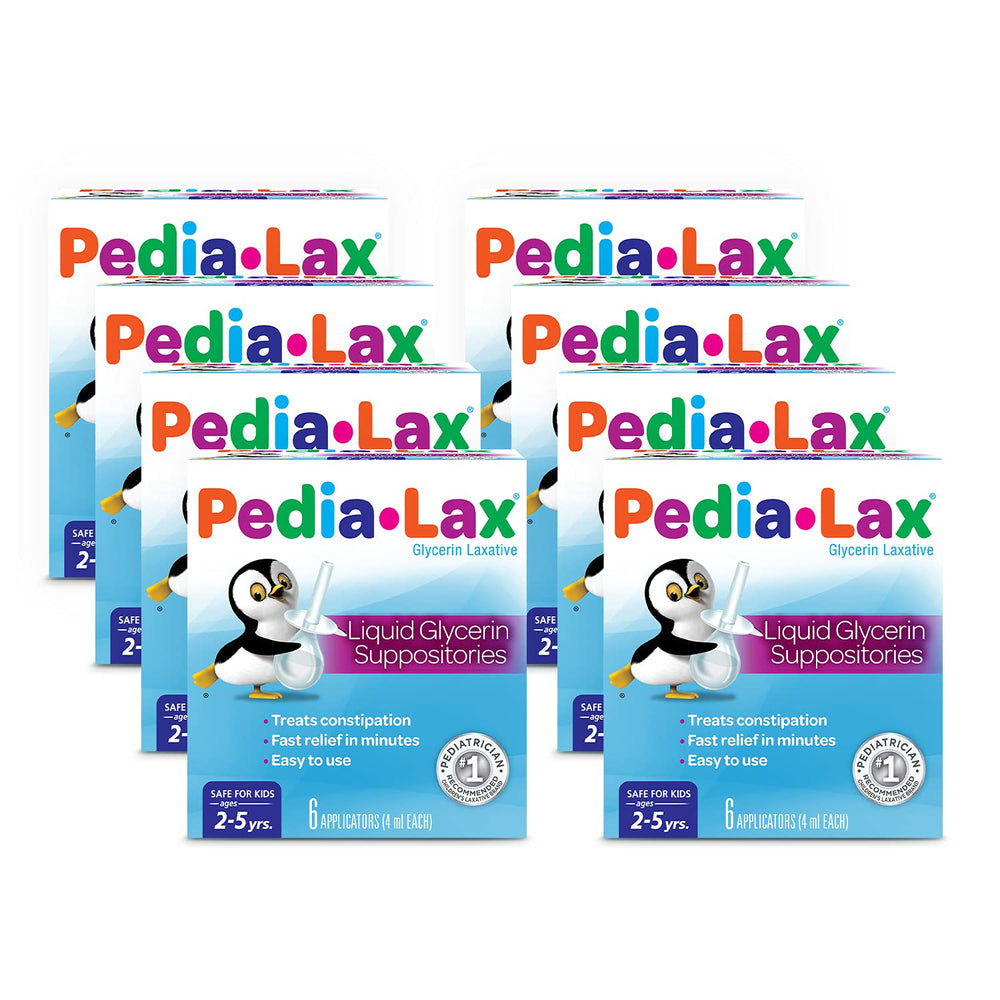 Pedia-Lax kid-sized suppositories deliver gentle relief quickly.