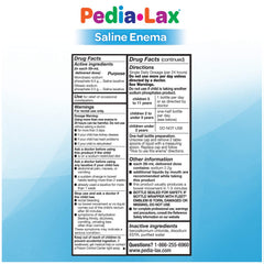 Label indicating FSA/HSA eligibility for Pedia-Lax.