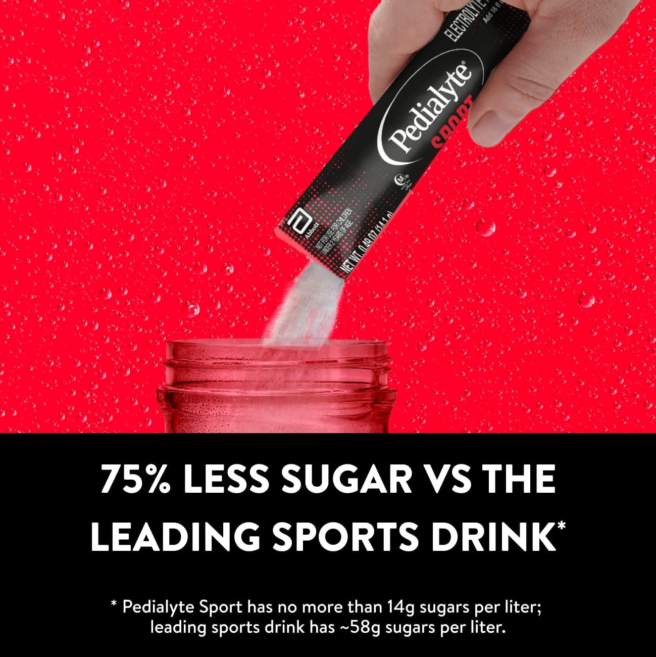 Pedialyte Sport Lemon Lime ready-to-drink bottle for post-workout refreshment.