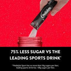 Pedialyte Sport Lemon Lime ready-to-drink bottle for post-workout refreshment.