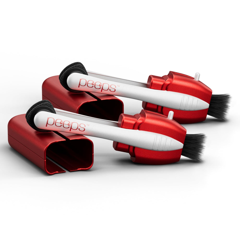 Peeps CarbonKlean glasses cleaner 2-pack for spotless lenses on the go