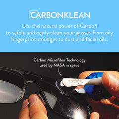 Peeps CarbonKlean pocket-size cleaner shown ready for on-the-go use