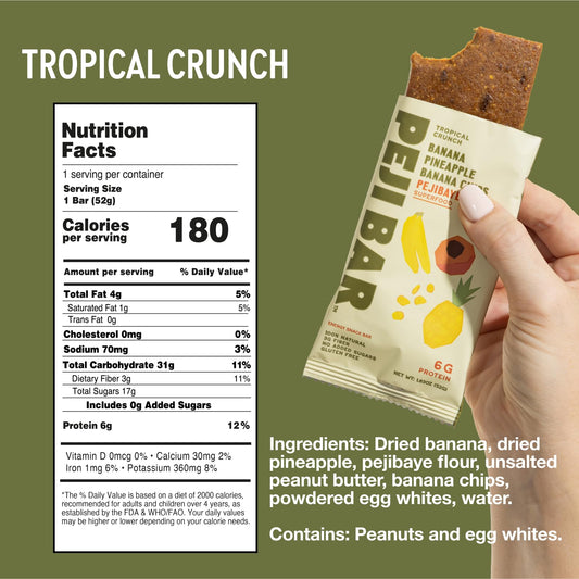 PEJI BAR pejibaye superfood boost provides natural fiber and lasting energy