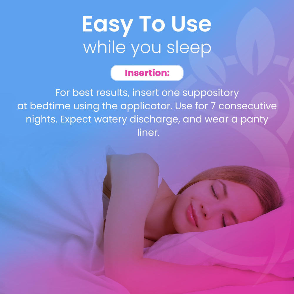Pelvana boric acid suppositories 60-count supply, long-lasting use.