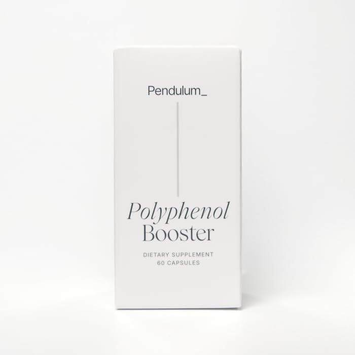 Pendulum Polyphenol Booster kitchen routine shot, part of daily wellness