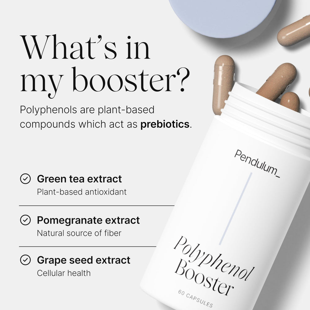 Pendulum Polyphenol Booster pour, easy daily dose for gut support