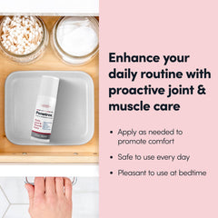Penetrex application on knee suggests post-activity relief
