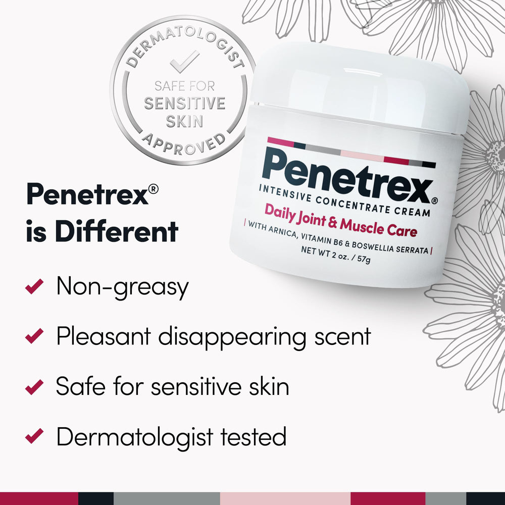 Penetrex being applied to the back to ease stiffness during daily activities