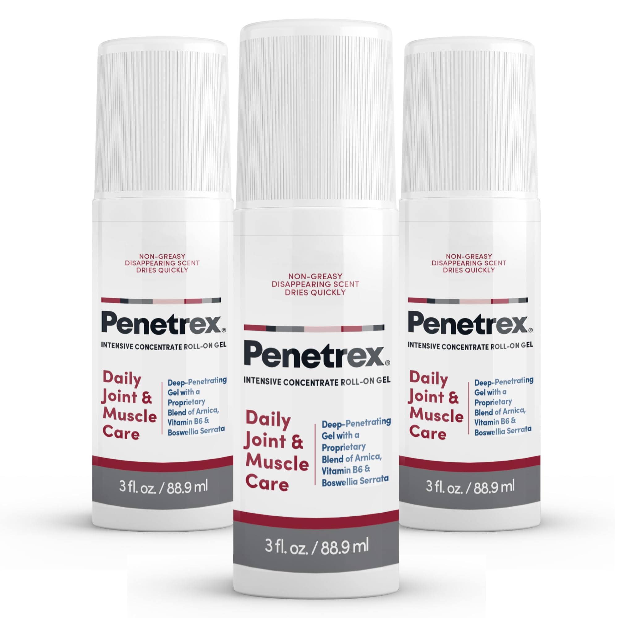 Penetrex roll-on gel front view for quick daily relief
