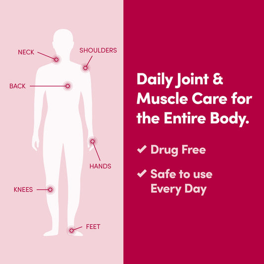 Penetrex cream massaged into the shoulder for targeted support