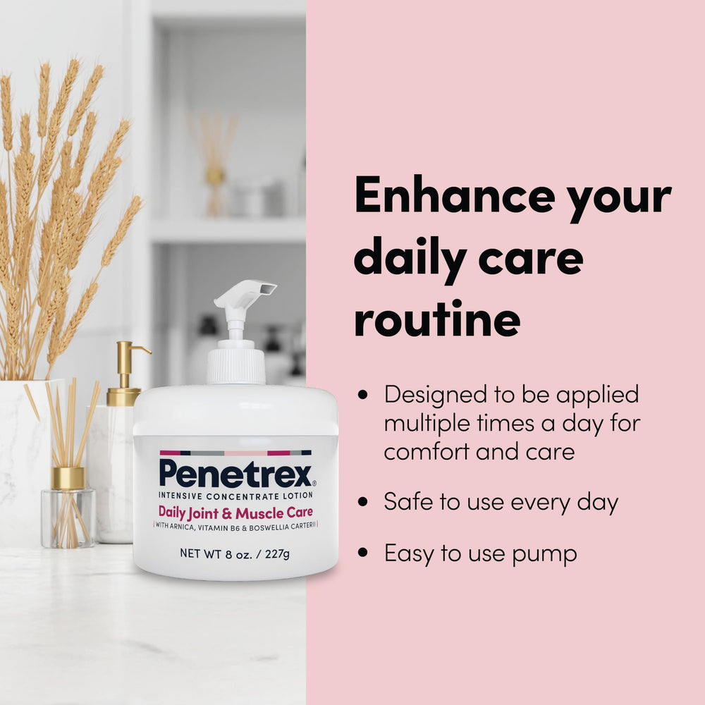 Penetrex daily care lotion is versatile for anytime use in routines.