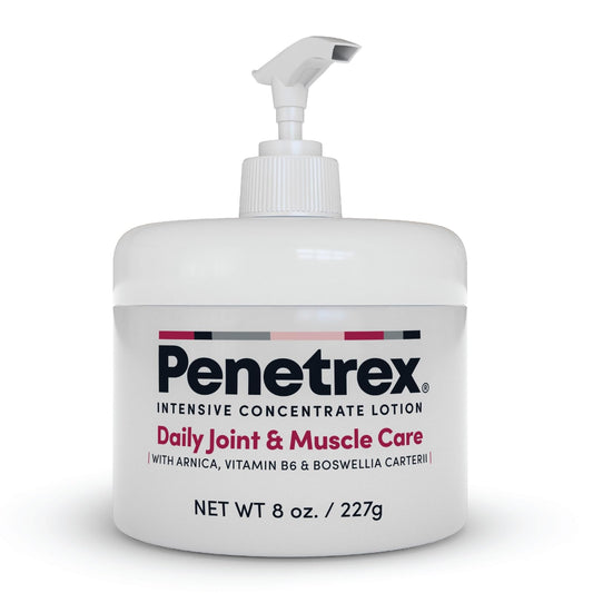 Penetrex Joint & Muscle Therapy Lotion bottle, quick-absorbing formula for daily use.