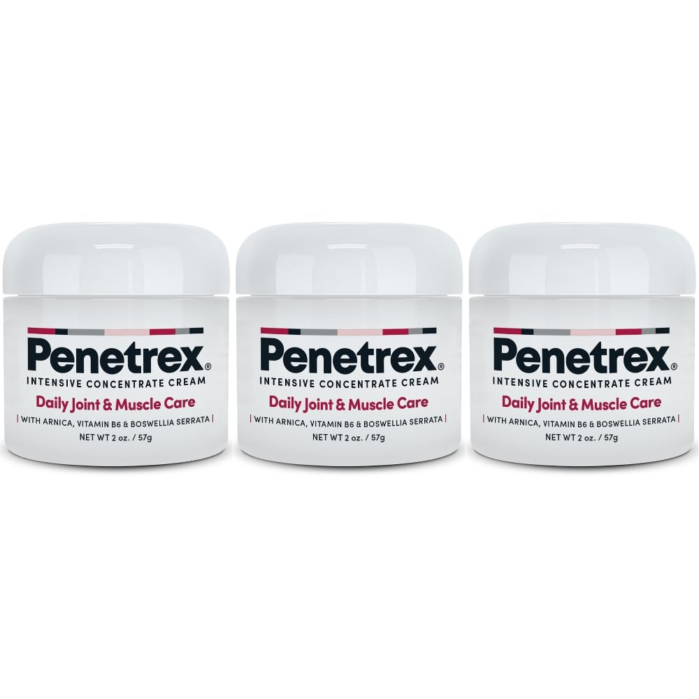 Penetrex Joint & Muscle Therapy bottle on a clean surface for quick relief