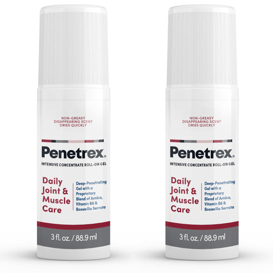 Penetrex roll-on back gel for targeted relief and fragrance-free use.