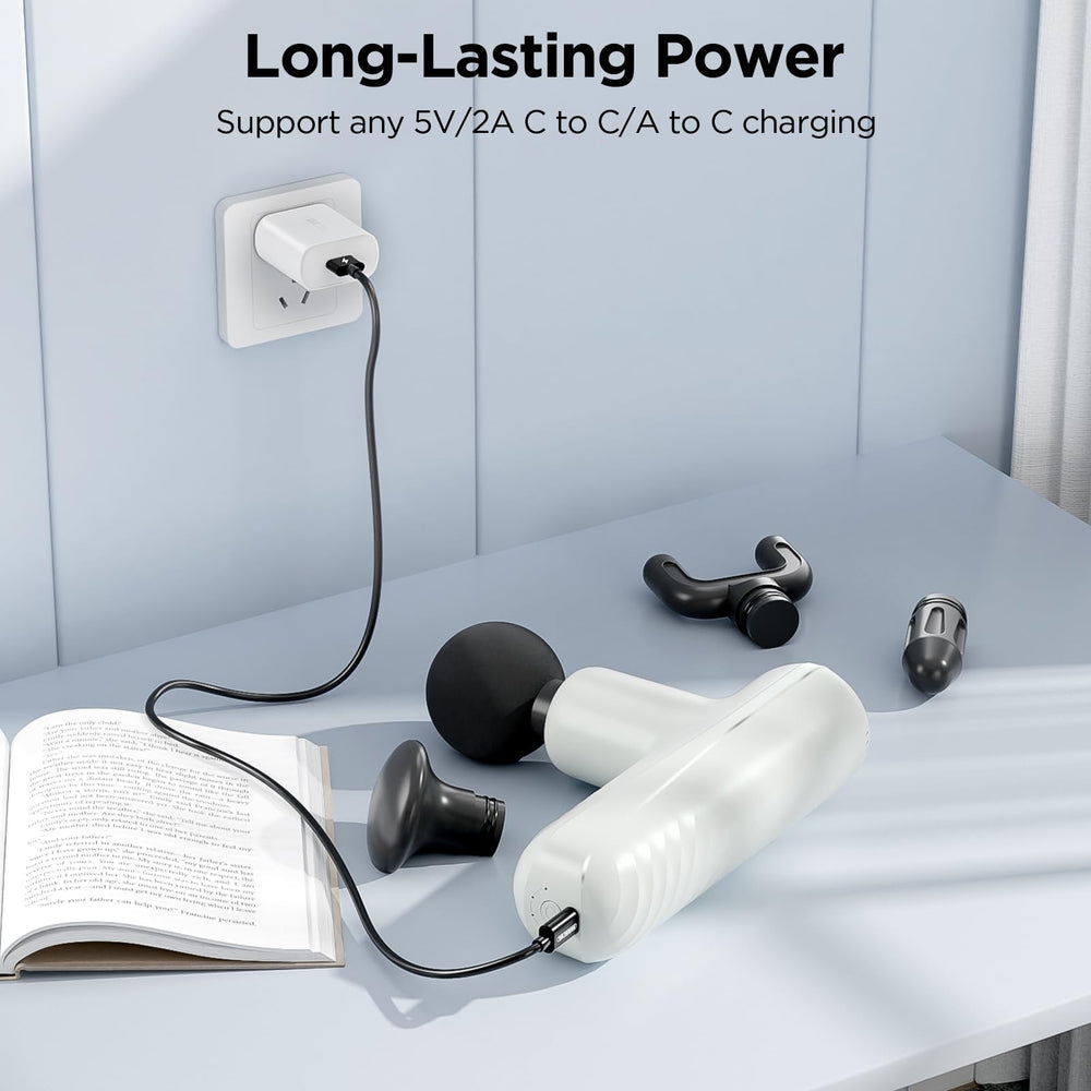 PENJOY Mini Massage Gun silent motor lets you unwind without disruption