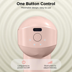 Penjoy Mini Massage Gun charging via USB-C for convenience on the go.
