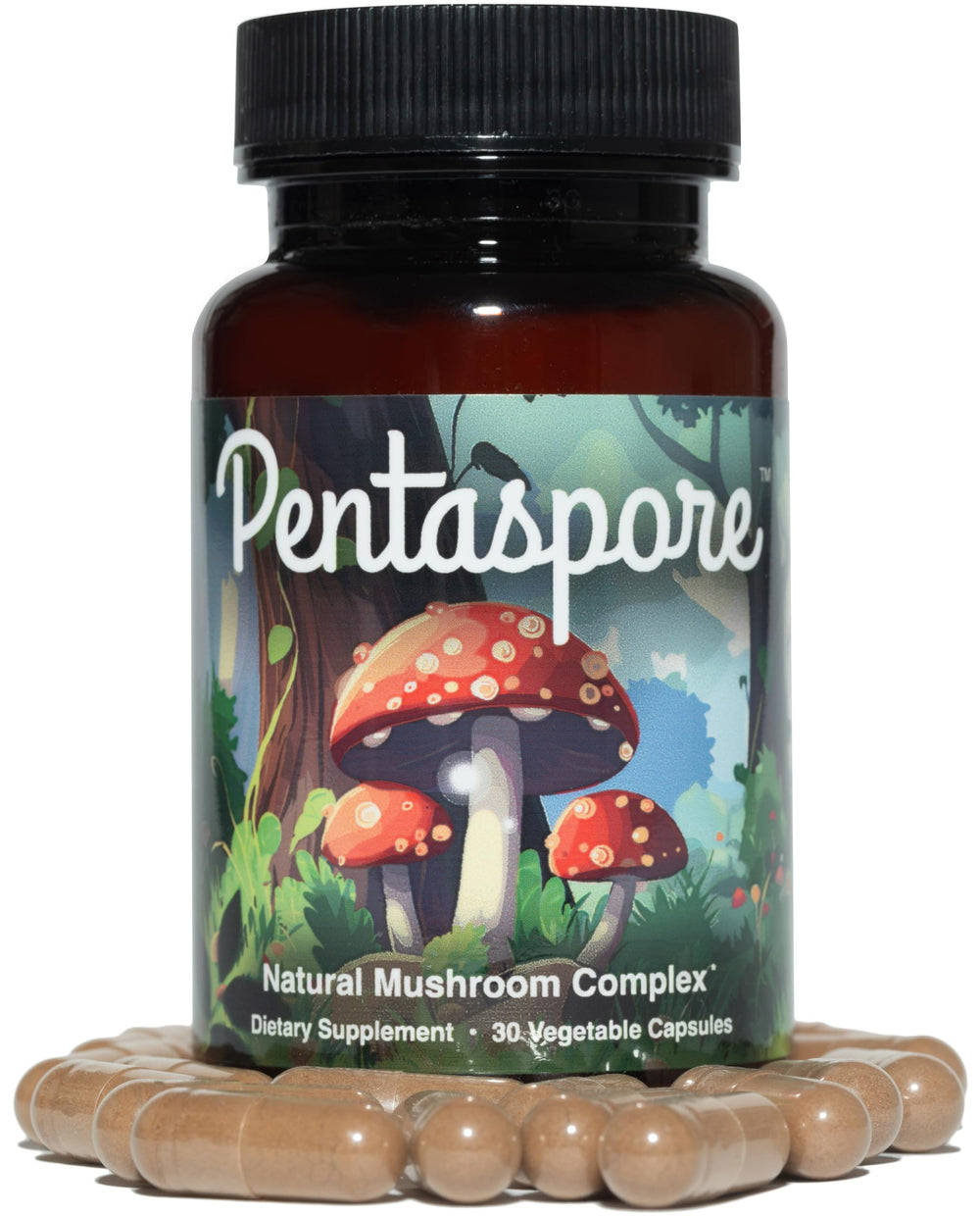 Pentaspore on desk with notebook, fitting into daily focus routine.