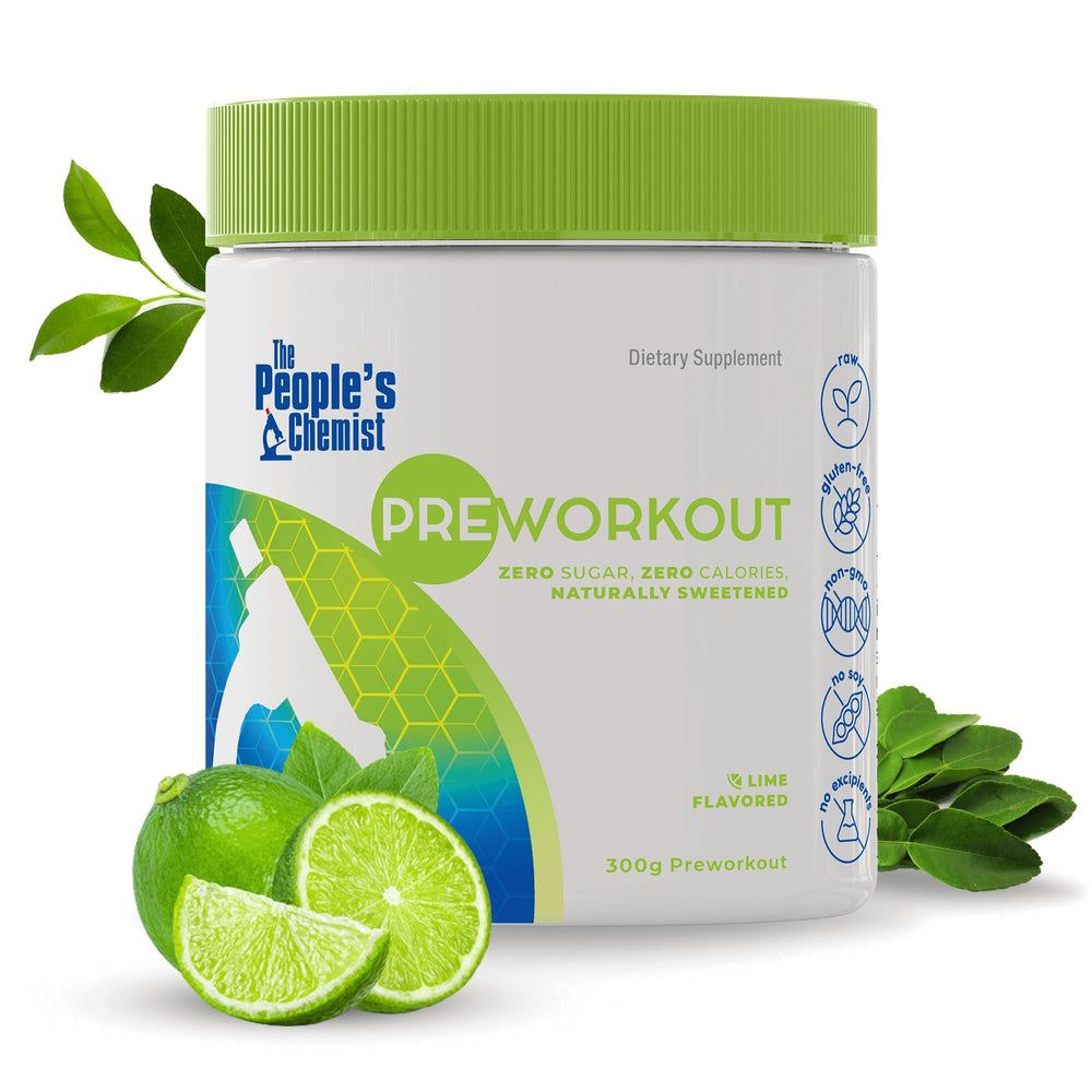 People's Chemist The Pre-Workout Lime can boosts clean energy for training sessions