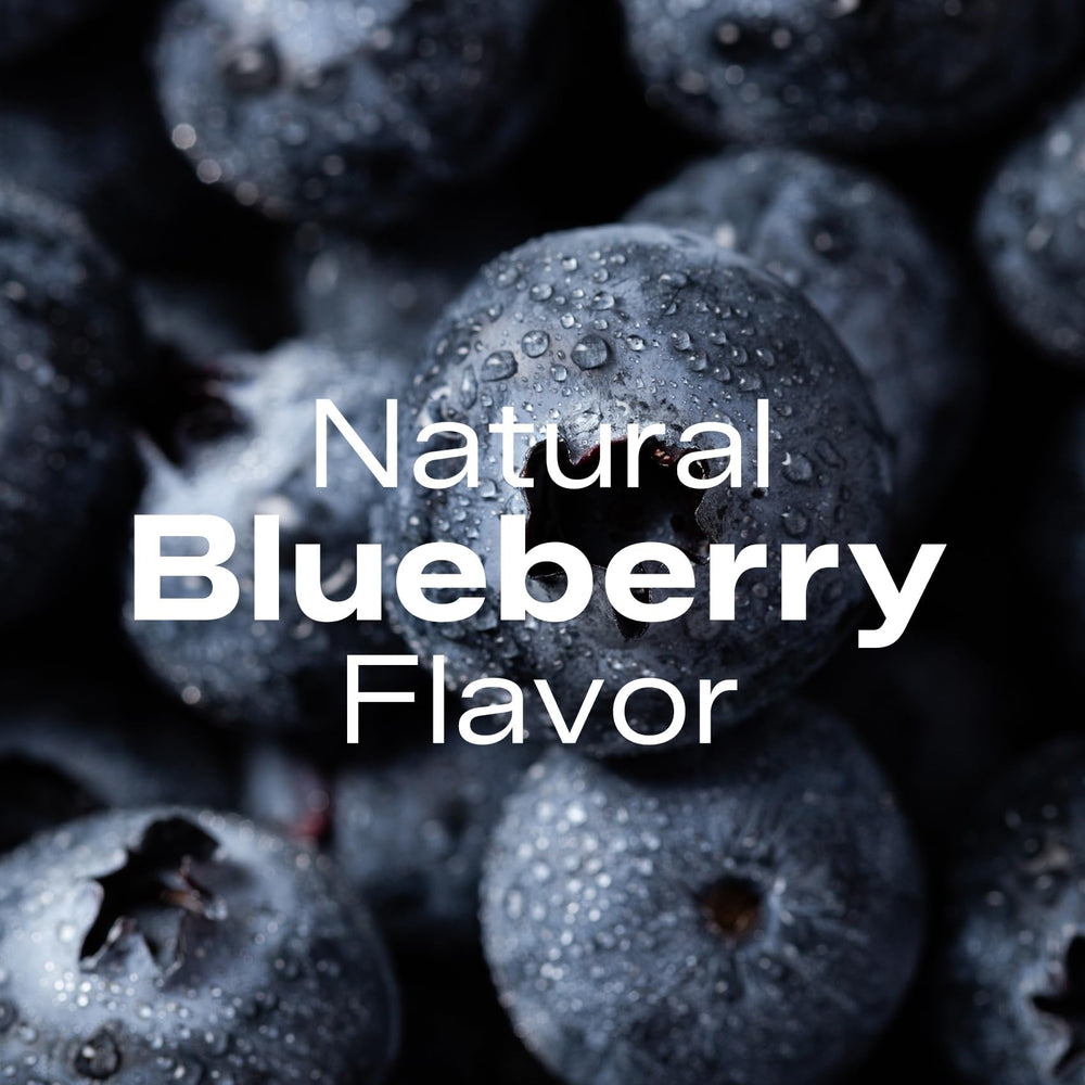 PEPAX blueberry aroma rising as tablet fizzing in glass enhances daily hydration ritual.