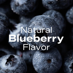 PEPAX blueberry aroma rising as tablet fizzing in glass enhances daily hydration ritual.