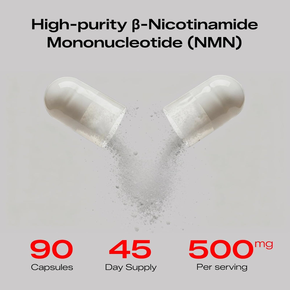 PEPAX NMN capsules closeup highlighting smooth, easy swallow capsules for daily energy and resilience.