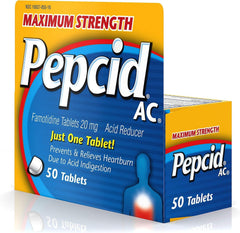 Pepcid CSC24 shelf display indicating availability and easy purchase