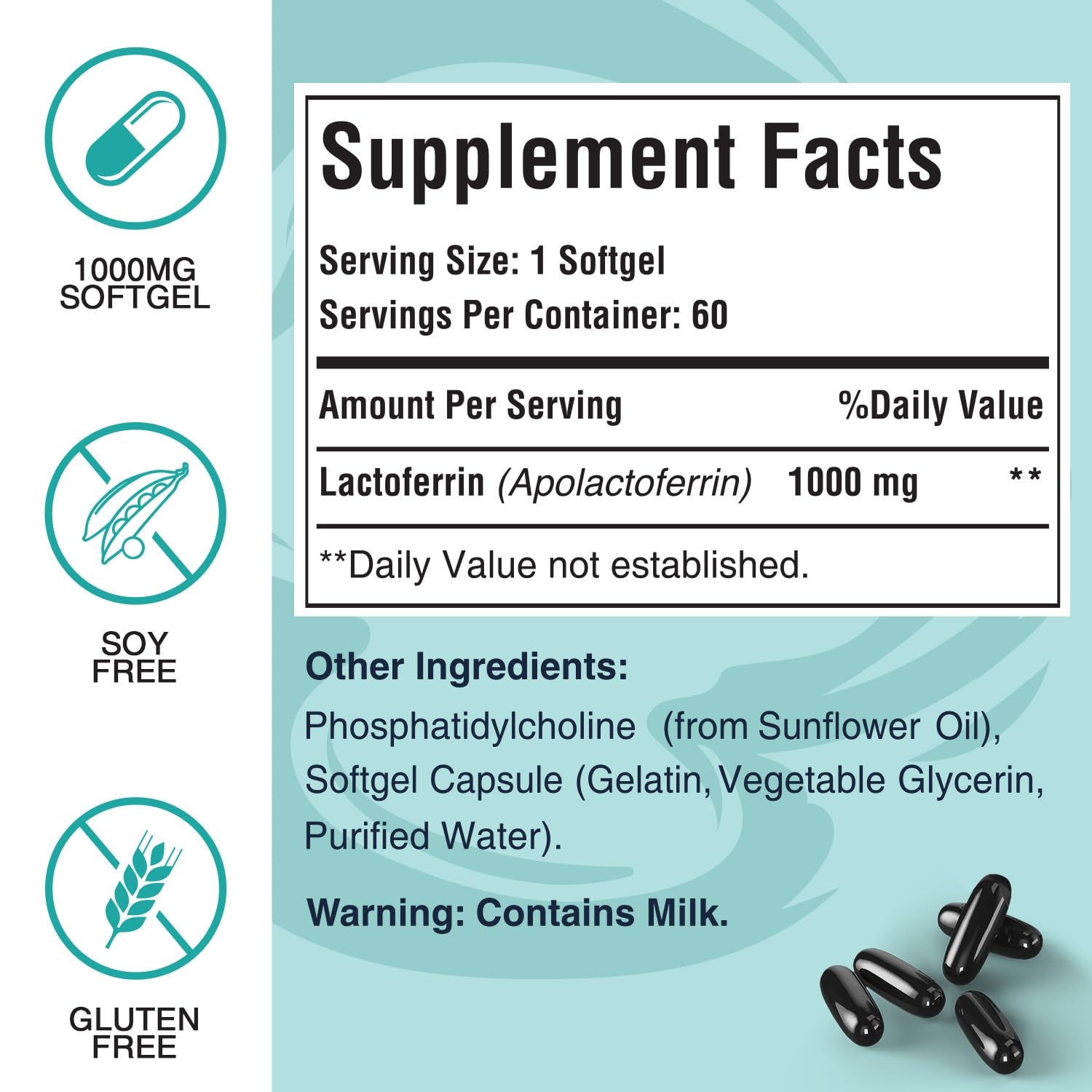 Two-bottle Pepeior Liposomal Lactoferrin set for daily routine
