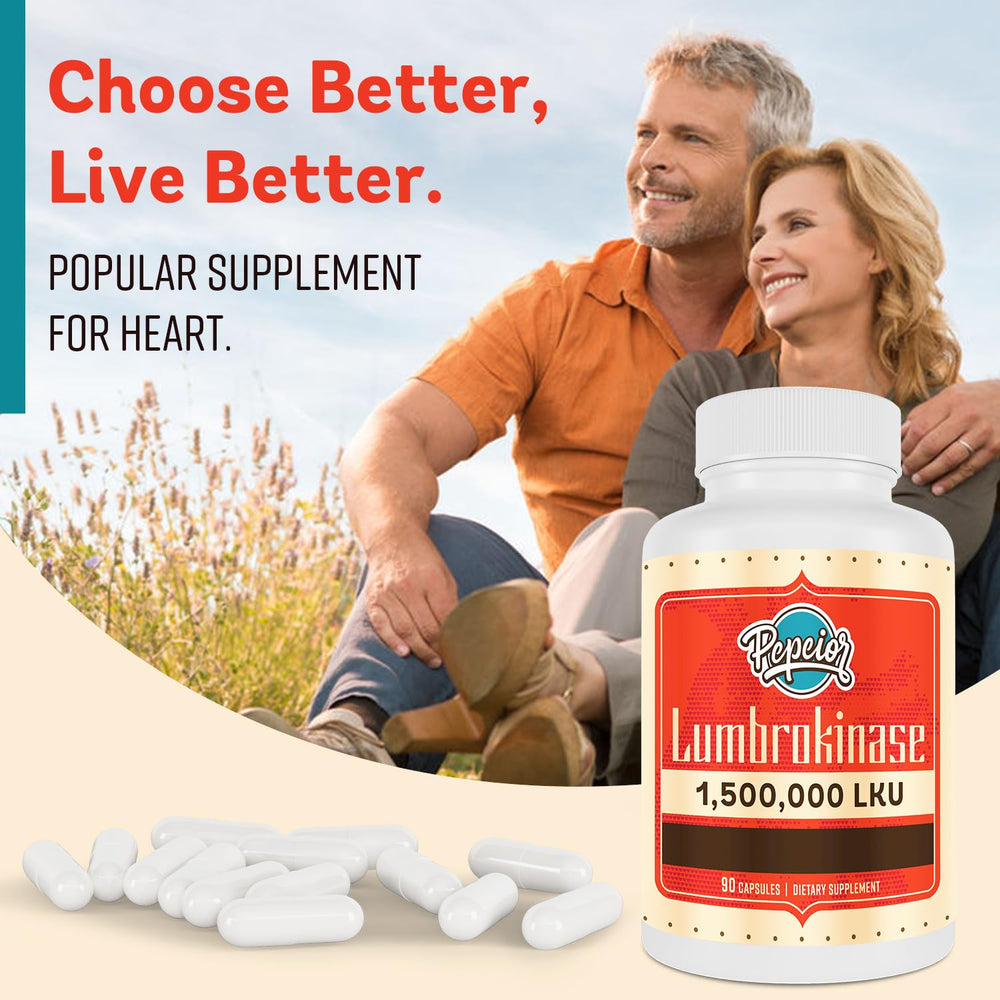 Pepeior Lumbrokinase two-bottle bundle conveys value for ongoing support.