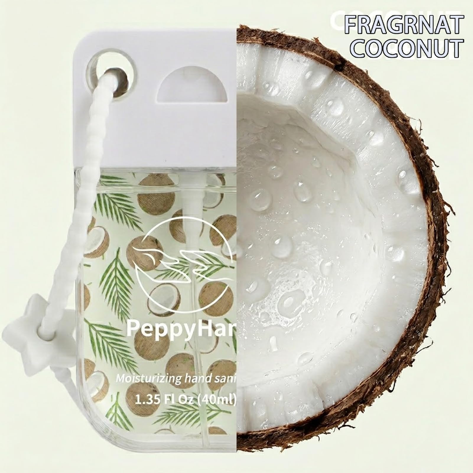 PeppyHands citrus scent sanitizer spray offers bright zing and instant clean feel