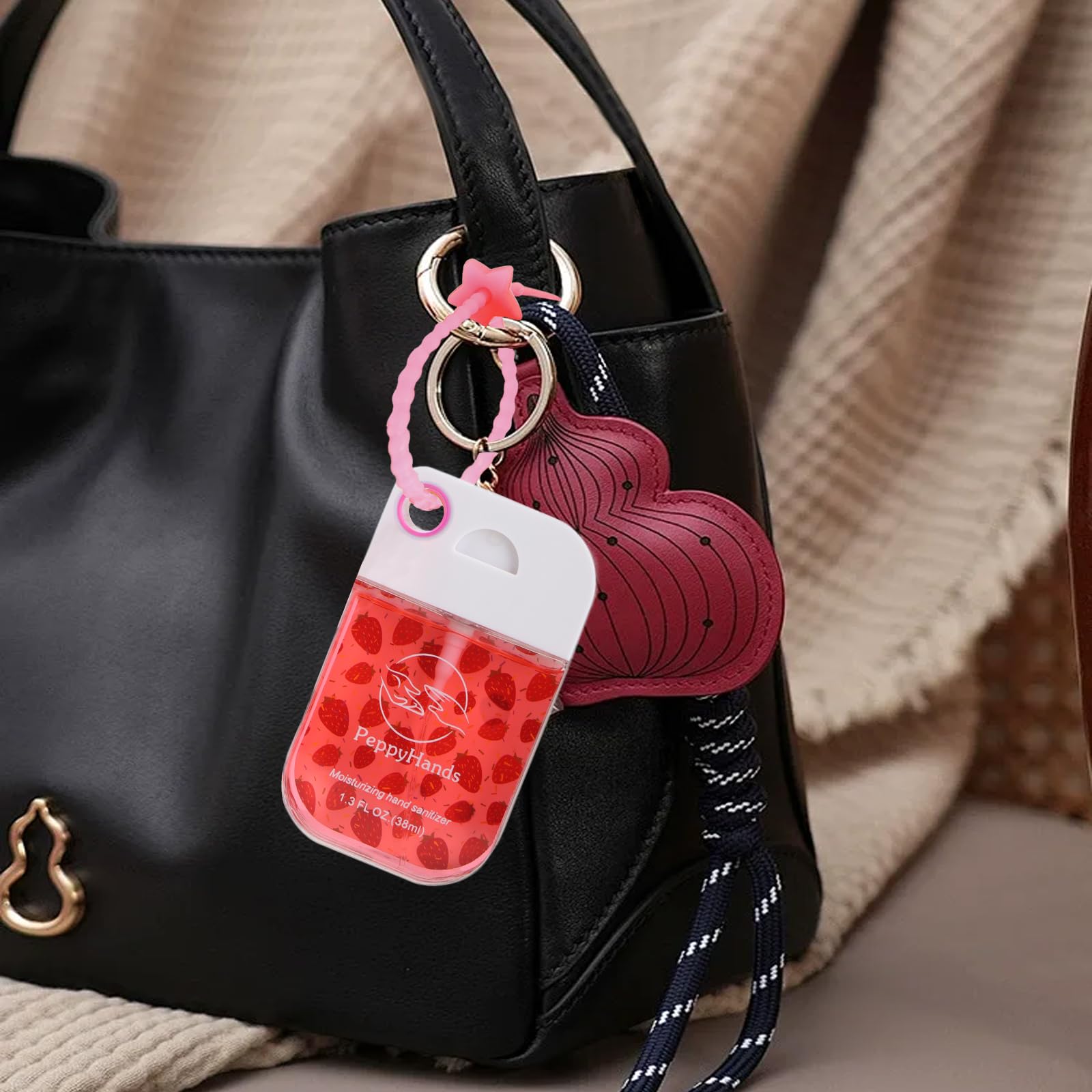 PeppyHands mint scent sanitizer spray delivers cool aroma and quick refresh