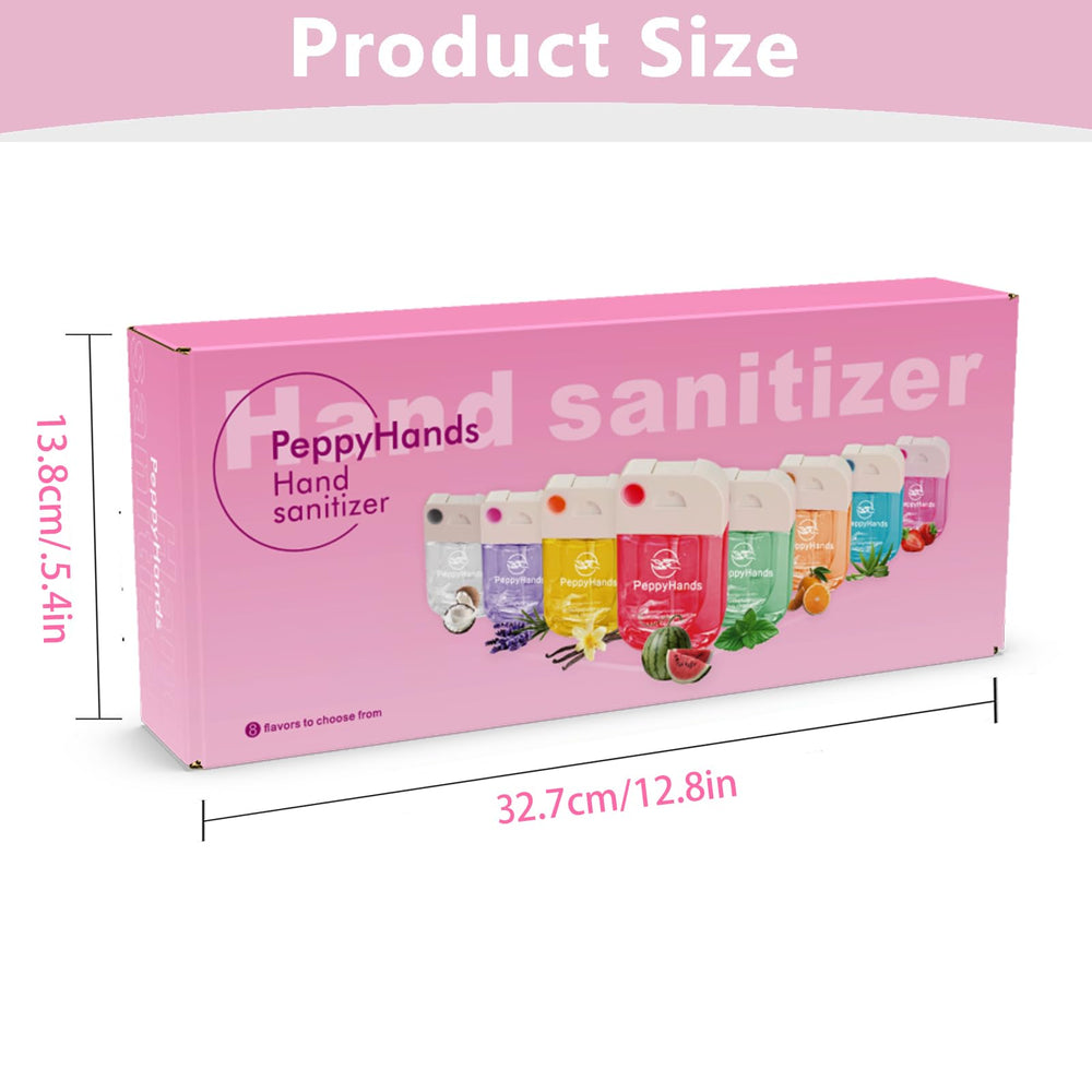 PeppyHands vanilla lavender scent sanitizer spray with calming aroma for quick refresh