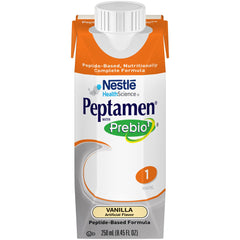 Peptamen Vanilla can pack: convenient 24-pack nutrition for on-the-go use.