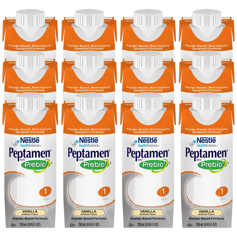 Peptamen Vanilla image: suitable for oral intake or as tube feeding formula.