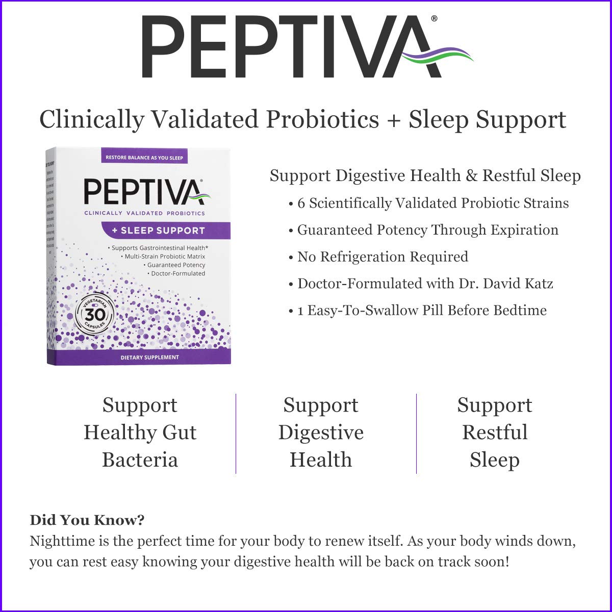 Peptiva melatonin sleep-support focuses on calm evenings and rest.