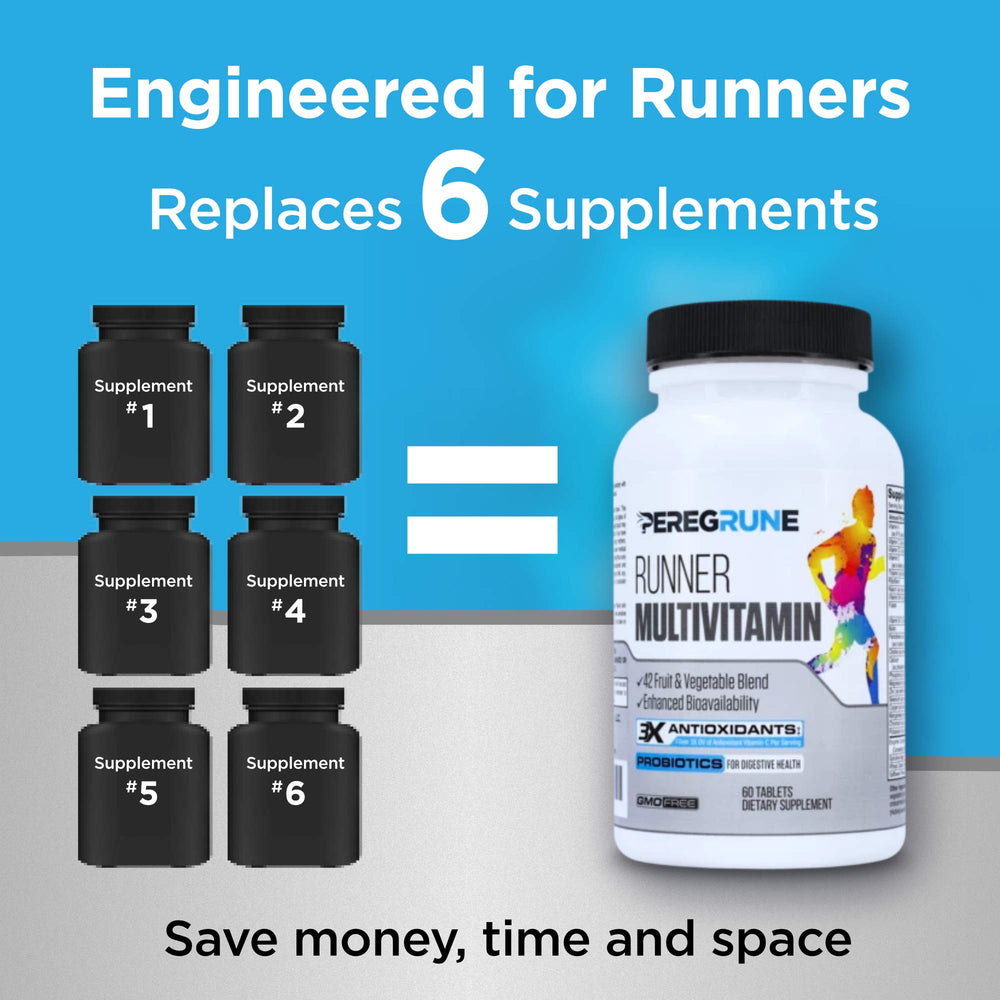 PEREGRUNE Omega-3 pills with spoon suggesting easy daily intake for recovery.