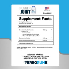 PEREGRUNE Runner Multivitamin capsules ready for daily use.