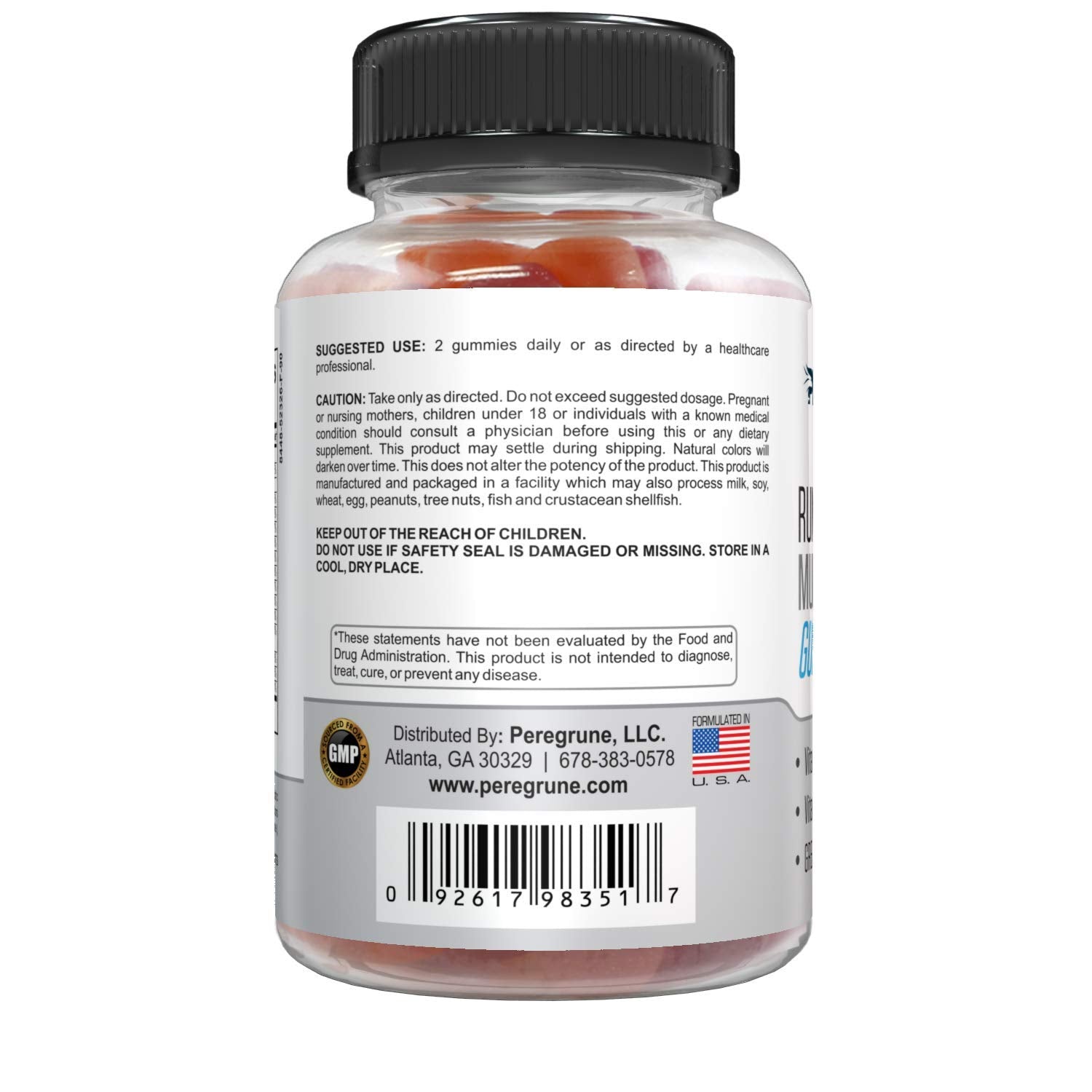PEREGRUNE Runner Multivitamin Gummies lifestyle image suggests everyday endurance support
