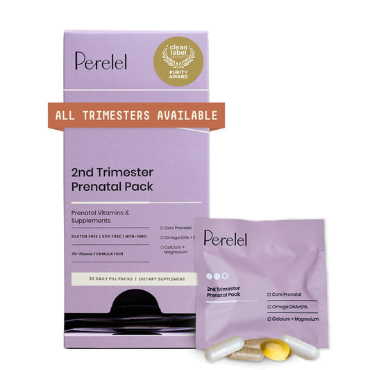 Perelel 2nd Trimester Pack daily sachet for a simple prenatal routine