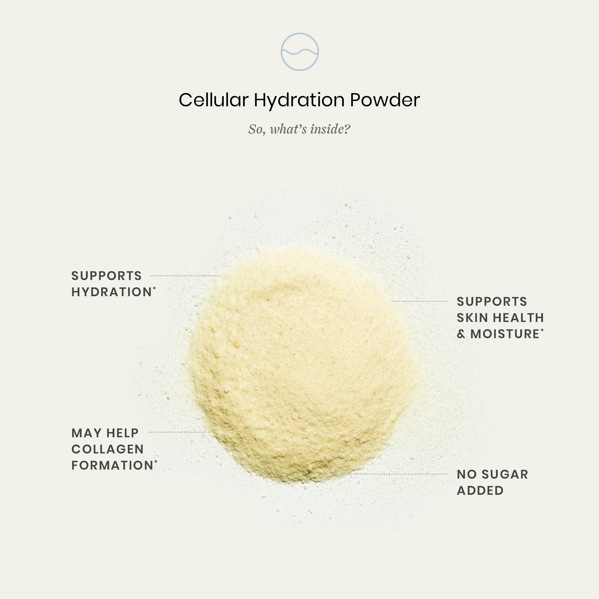 Perelel hydration powder scoop ready to mix