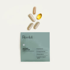 Perelel Mom iron and B vitamins close-up supporting daily energy and nutrition.