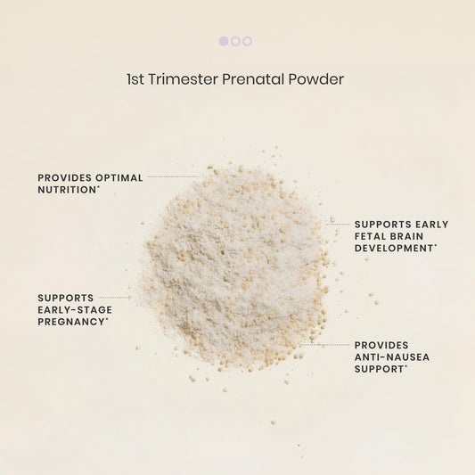 Perelel Prenatal Powder dissolves smoothly into liquid for easy daily use.