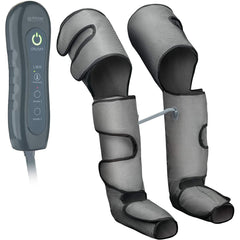 Perfecore leg massager with heat improves leg circulation and relaxation.
