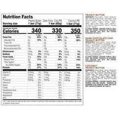 Perfect Bar Dark Chocolate Chip Peanut Butter, gluten-free and protein-rich.