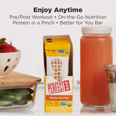 Perfect Bar gluten-free, non-GMO, kosher ingredients emphasized.