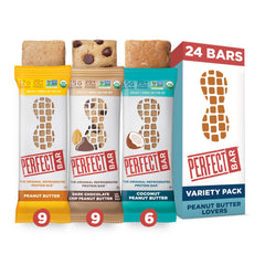 Perfect Bar Original variety-pack packaging, ideal for quick, protein-rich snacks.