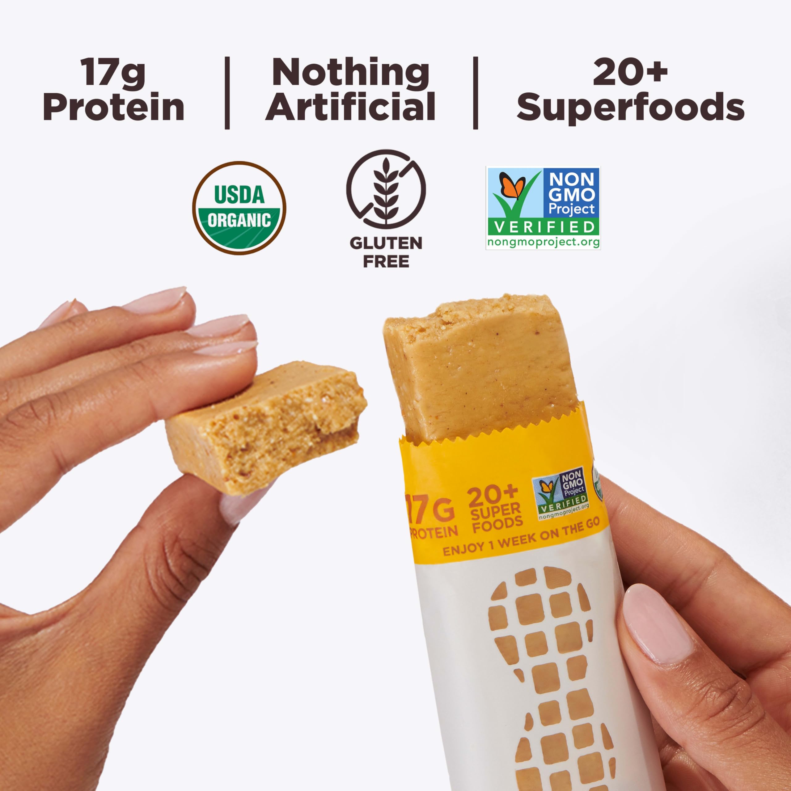 Perfect Bar superfood blend showcases vitamins and minerals.